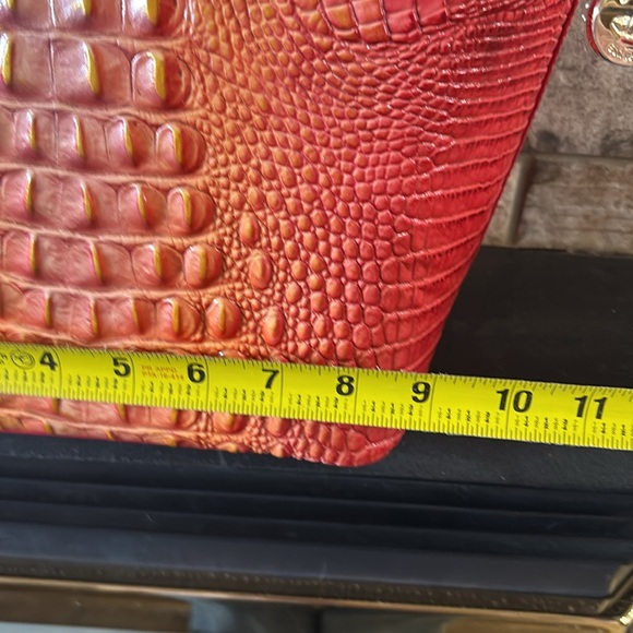 NWT Brahmin Shira Infusion Ombré Vibrant Melbourne Crocodile Embossed bag - Picture 6 of 7